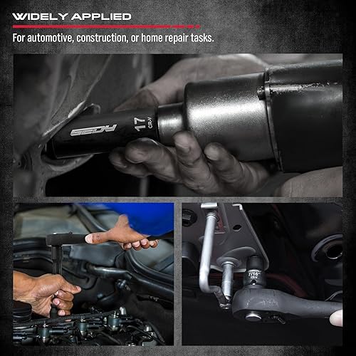 Miniatura 16 de Juego de 49 bocallaves de impacto SAE y métricas con barras de extensión: para una llave de impacto de alta durabilidad