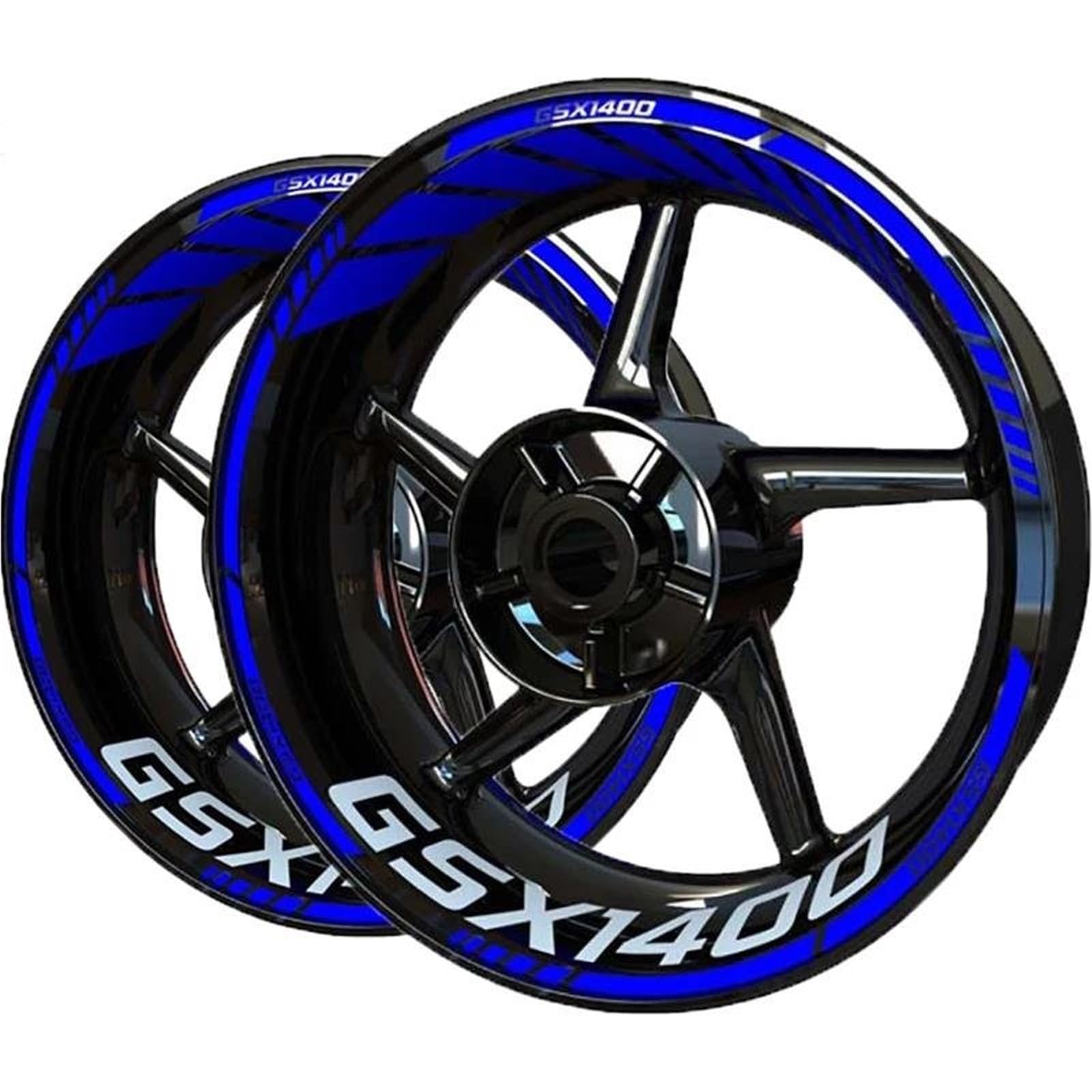 Motorrad-Radnabenaufkleber Motorrad-Radaufkleber, Reflektierender Felgenaufkleber Für Suzuki GSX1400 GSX 1400, Radnabenaufkleber, Felgenaufkleber Felgenrandaufkleber(Farbe 4)