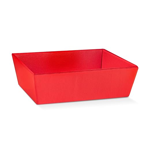 Pacote com 5 cestas de presente resistentes vazias feitas na Itália – Ideal para festas, casamentos e qualquer ocasião – 23 x 17 x 8 cm Havana – Estrelas