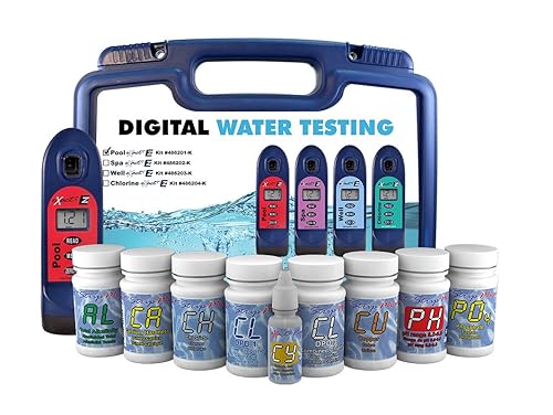 Miniatura 10 de ITS 486201-KM Pool Exact EZ Fotómetro Master Pool Test Kit  10 parámetros - FCT Cloro, pH, alcalinidad, calcio, cianúrico, cobre, sal y fosfato  25