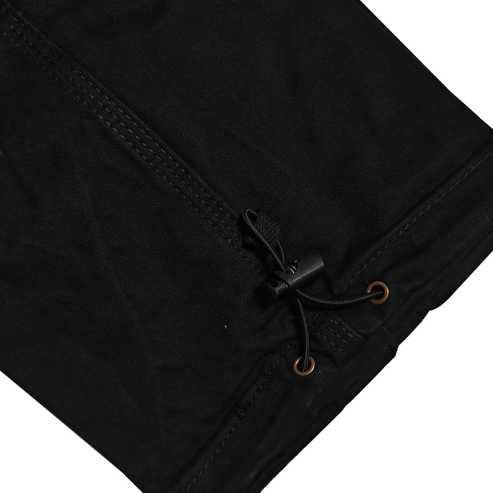 Aotoyou Pantalon Cargo Homme avec Poches Pantalon de Travail Grande Taille Elastique Randonnée 100% Coton