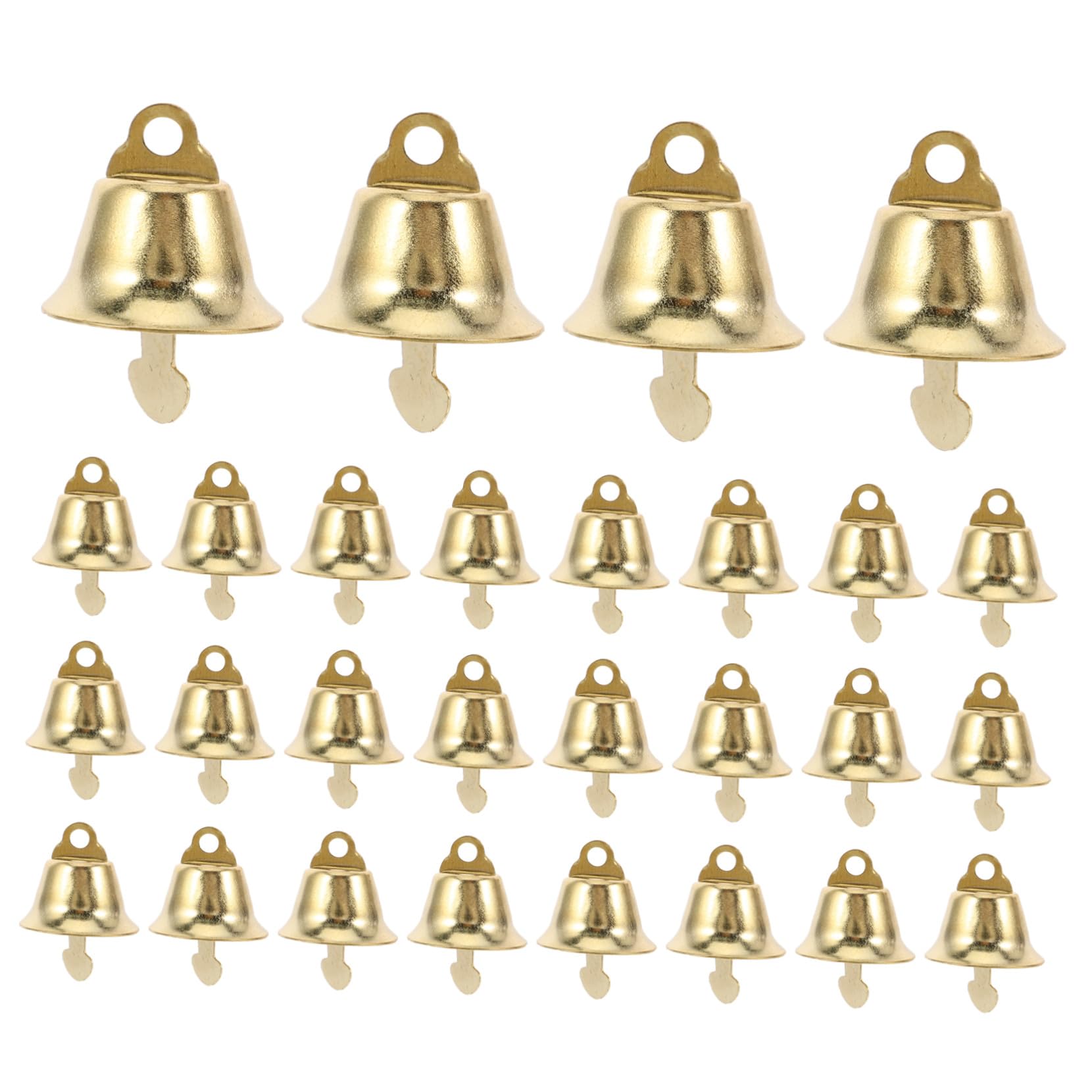 DOITOOL Campanelli Natalizi Mini Ciondolo a Campana 16 Mm Decorazioni Fai Da Te Dorate Per Albero Di Natale Addobbi Natalizi 120 Pezzi Accessori Per Artigianato e Carillon Eolico