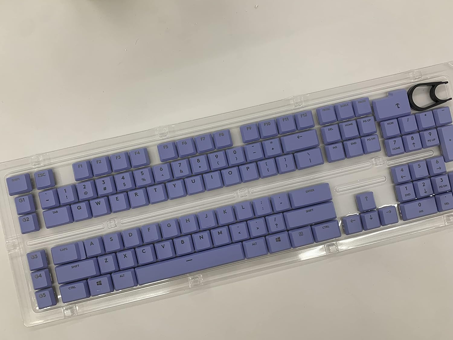 for Logitech G915TKL G915 G815 Keyboard keycaps, 111 Full Keys. Replacement Keycaps DIY Colored Keycaps (Purple)