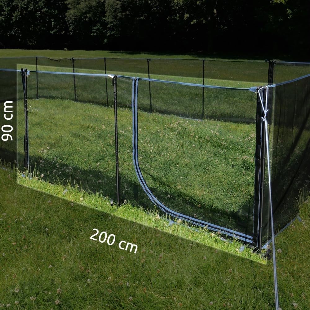 your GEAR Larino Door – Porta larga 2 m, recinzione mobile per cani, recinto all'aperto, campeggio e giardino, infinitamente espandibile
