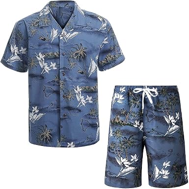 Amazon.com: Tropical Storm Trajes hawaianos para hombre, ajuste  regular/ajuste relajado, camisas hawaianas para hombres, camisas casuales  de manga corta : Ropa, Zapatos y Joyería
