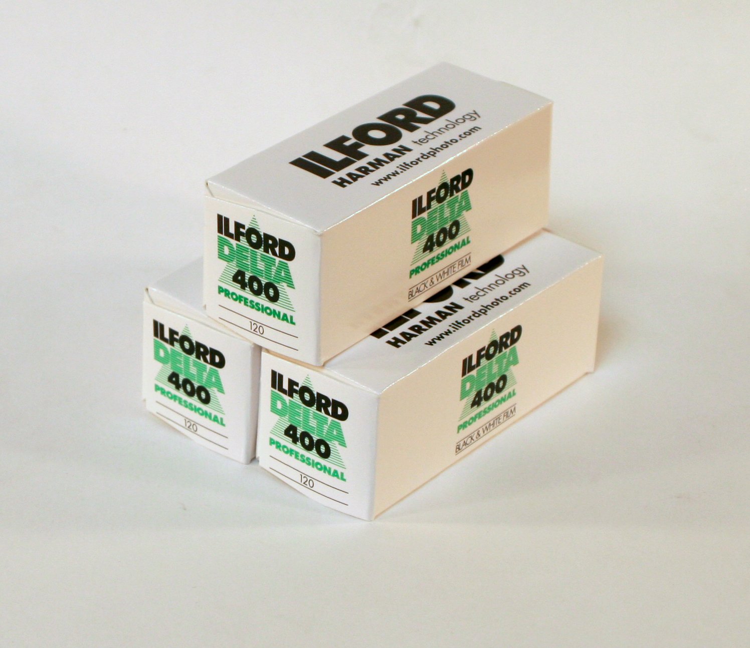 Ilford Delta 400 Noir et Blanc 120 Rouleau de Film Lot de 3