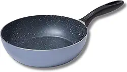 Brinox -Panela Wok Frigideira Ceramica Revestimento Antiaderente 24 cm 2,3L Ceramic Life - Jeans