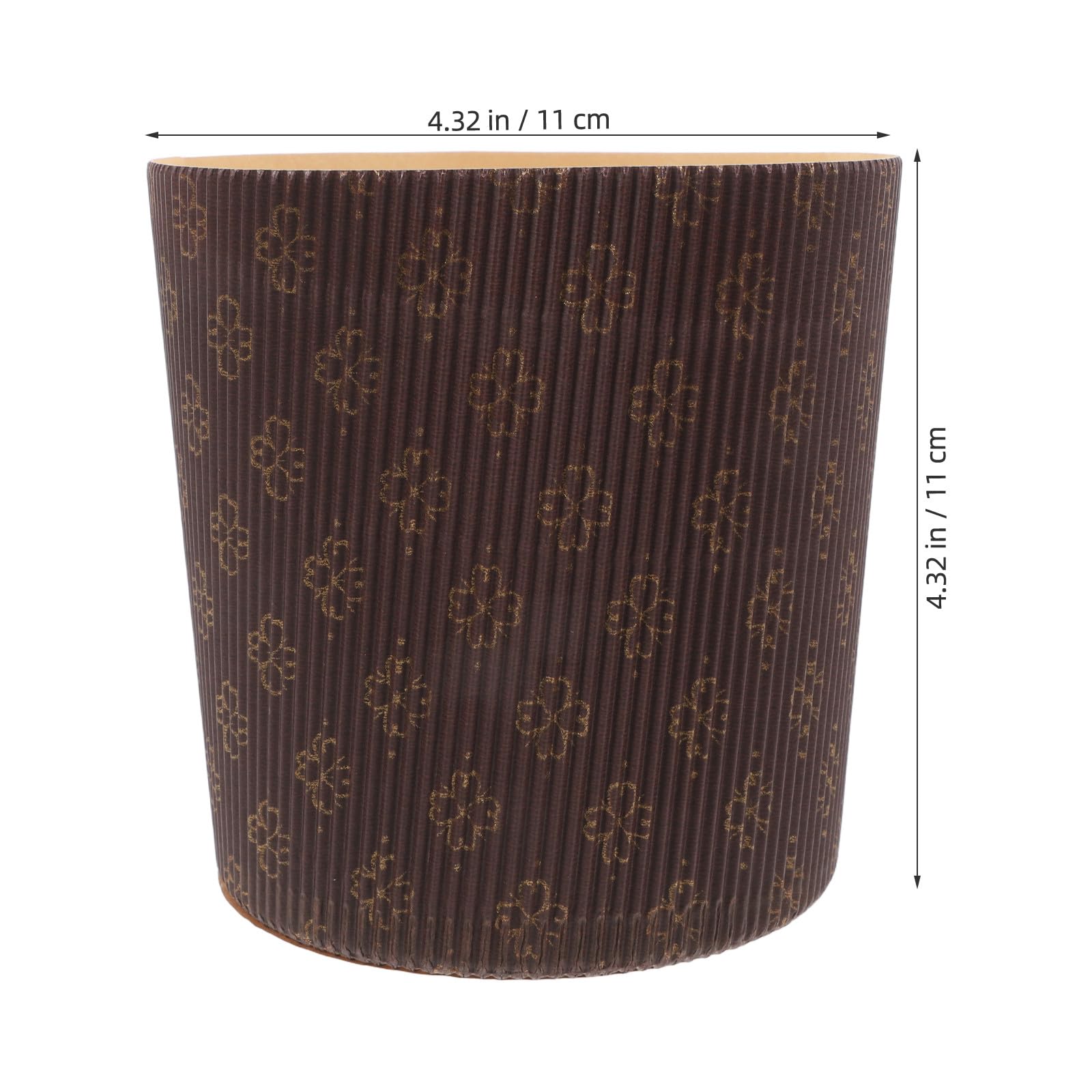 SHINEOFI 25 Capacillos de Papel para Cupcakes Resistentes Grasa, Moldes para Hornear Muffins de Papel Marrón, Uso Versátil para Fiestas de Boda y Repostería en Casa