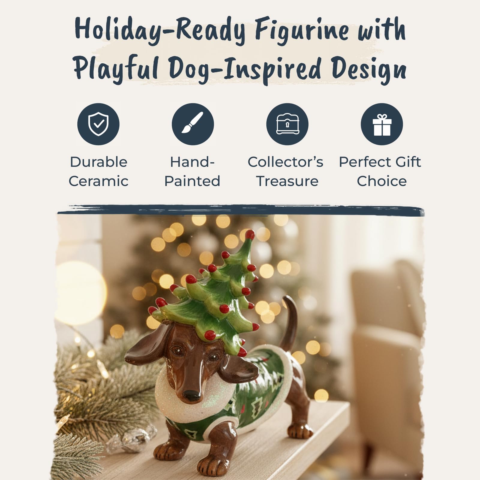 Amazon.com: Blue Sky Clayworks Dachshund 19026 Puppy Dog Dressed