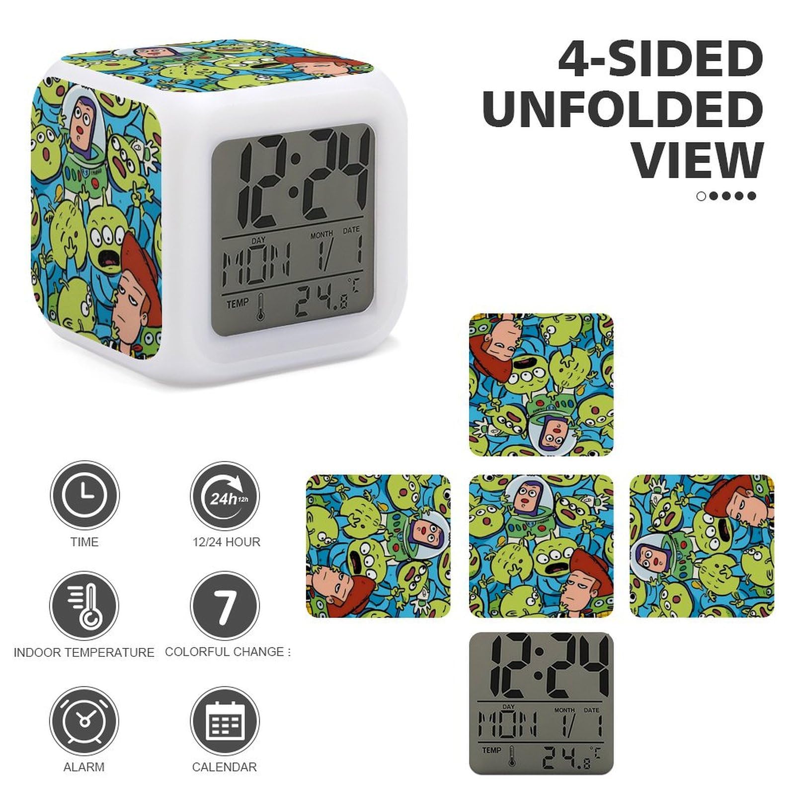 Amazon.co.jp: トイストーリー エイリアン 目覚まし時計 デジタル