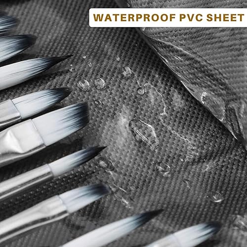 Miniatura 6 de Artecho 32 pinceles para pintura acrílica, pinceles de pintura acrílica para óleo, acuarela, acrílico, gouache y lienzo