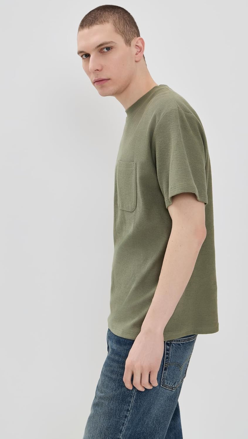 RHYTHM Men's Vintage Terry Short Sleeve T-Shirt