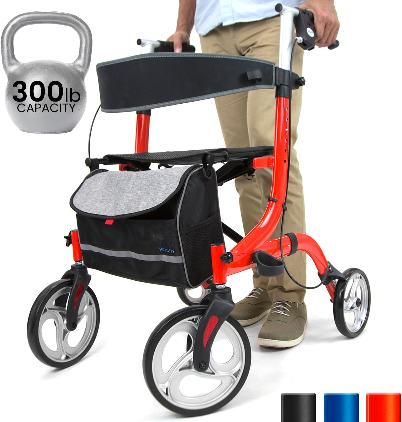 Replacement Parts for Drive Nitro Aluminum Rollator, Tall