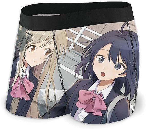 Amazon アニメ パンツ スーパーソフトボクサーパンツ 安達としまむら メンズ メンズ 通気 吸汗 若いセクシー ボクサーパン 下着 抗菌 防臭 吸水速乾 ポリエステル 柔らかい 履き心地いい ボクサーパンツ ボクサー 通販