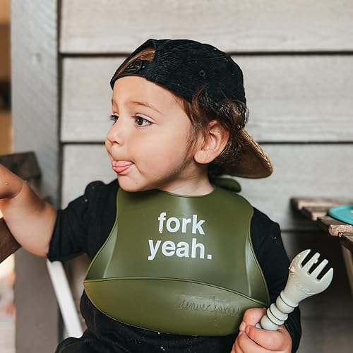 Miniatura 5 de Denver James Baberos de alimentación de silicona  Apto para lavavajillas. Resistente al agua. Ajustable.