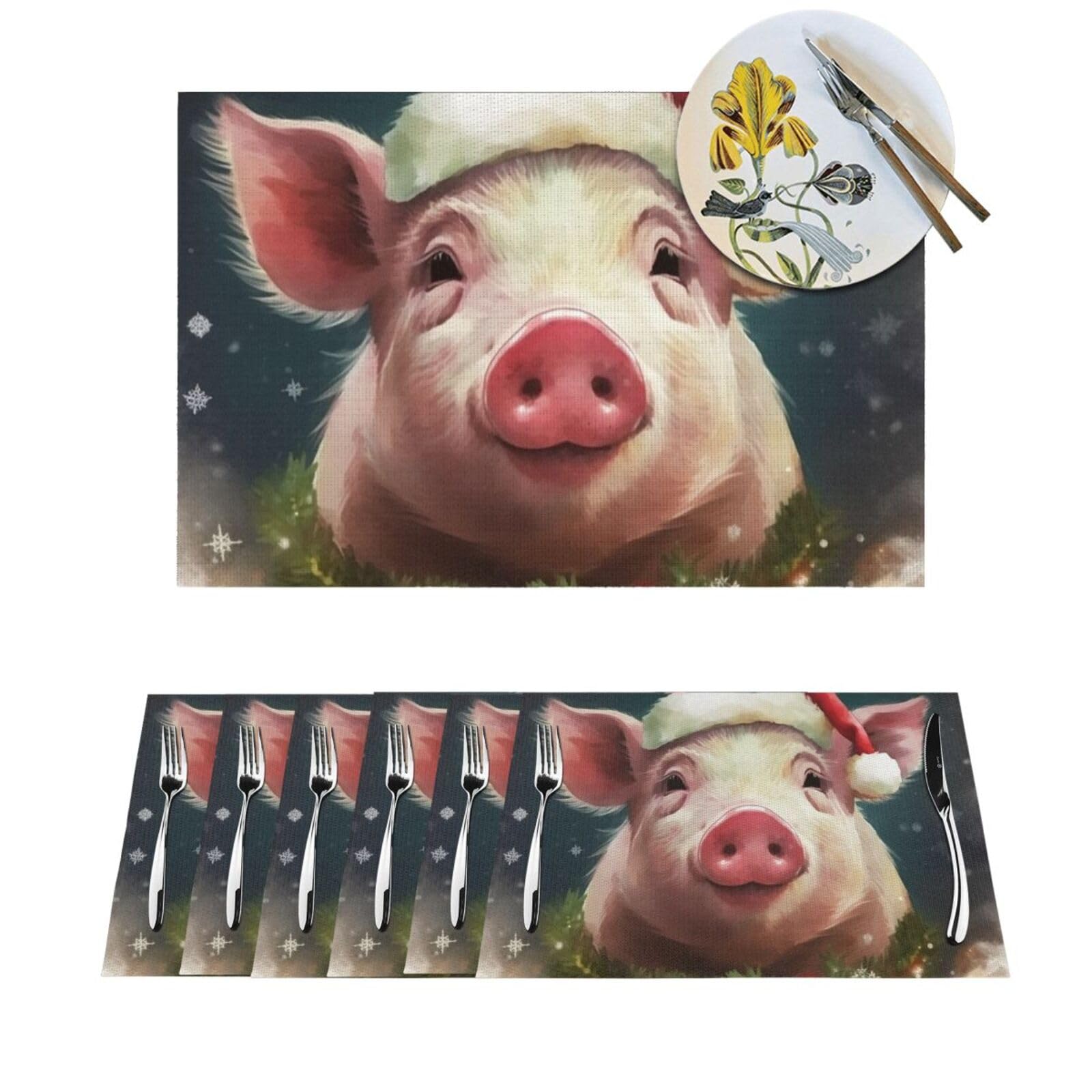 Set de table thermorésistant et antidérapant en PVC tissé pour une protection maximale de table