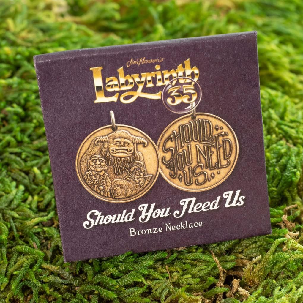 Labyrinth | Should You Need Us Necklace - Bronze Pendant