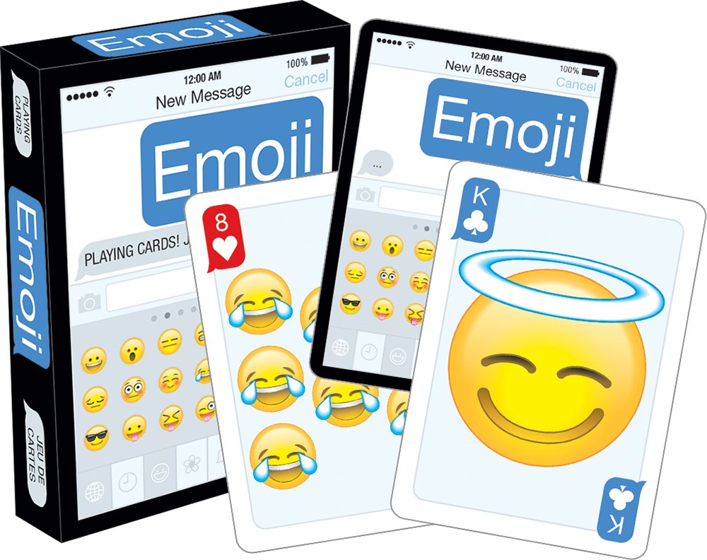 Aquarius Emoji Clean Playing Cards