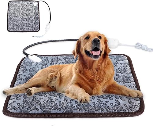 Almohadilla térmica para mascotas manta eléctrica para mascotas almohadilla térmica impermeable para perros y gatos antimordeduras resistente al