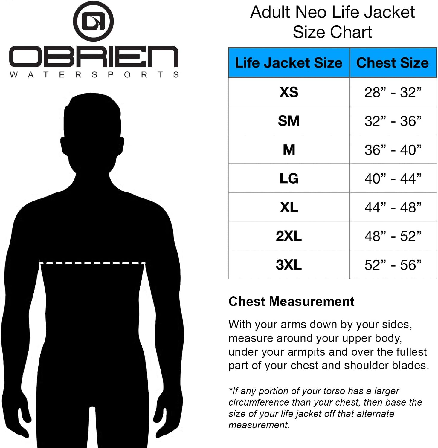O'Brien Men's Flex V-Back Life Jacket