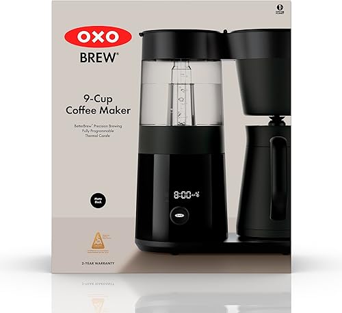 Miniatura 7 de OXO Cafetera Brew de 9 tazas, color negro mate