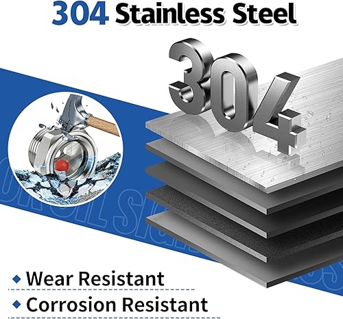 Miniatura 4 de Vista de aceite de acero inoxidable con cabeza hexagonal macho NPT de 1 pulgada, indicador de nivel de líquido, indicador de nivel de aceite,