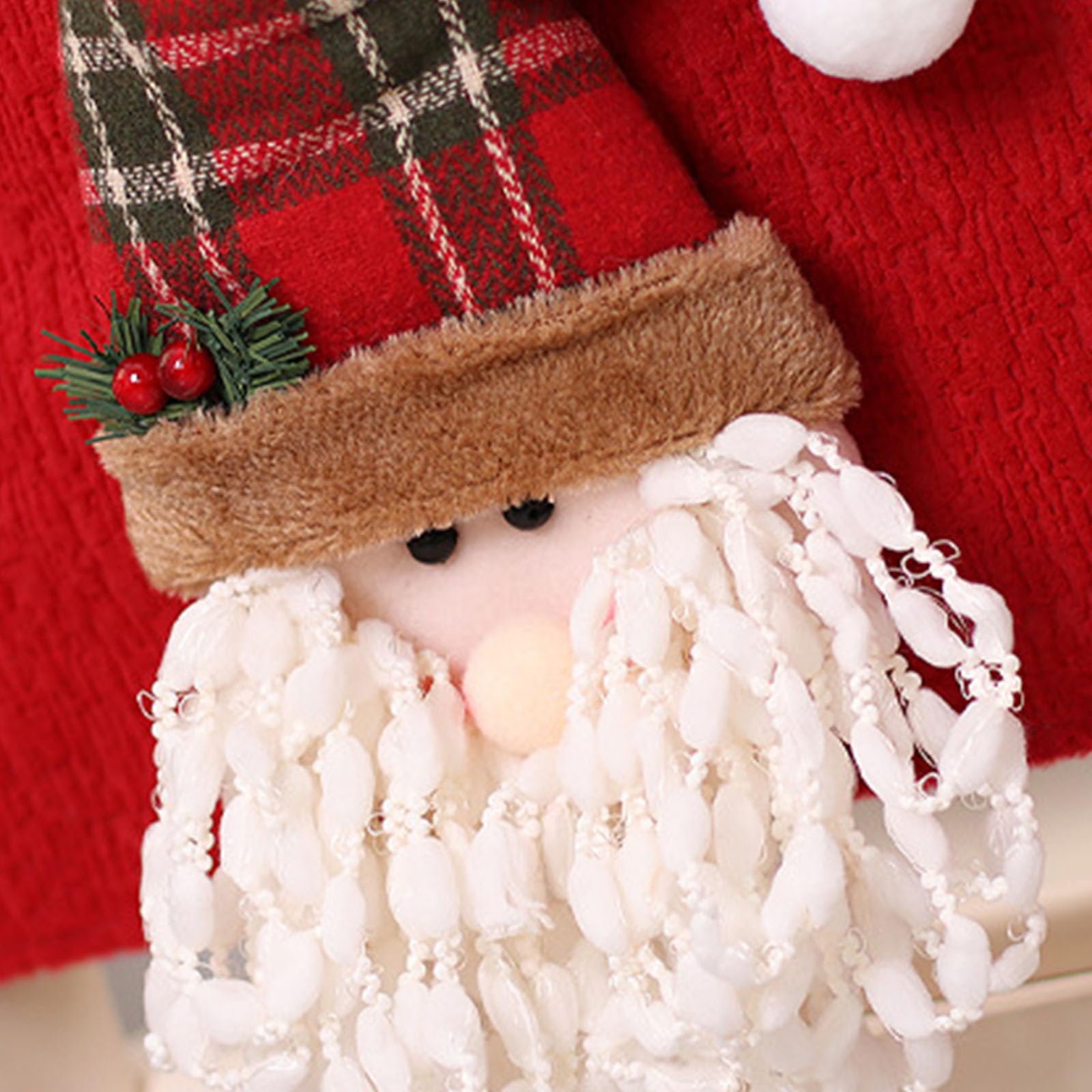 Fundas Sillas, Fundas para Sillas de Navidad 3 Pcs, Funda para Banco de Comedor, Decoración Interior de Navidad, Suministros para Recuerdos de Fiesta