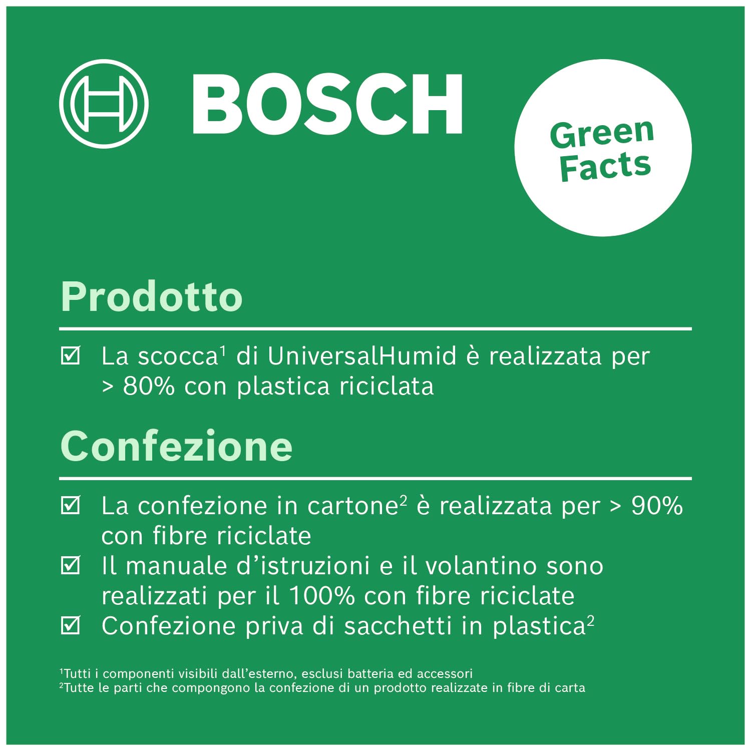 Bosch misuratore di umidità UniversalHumid (risultati precisi grazie alla selezione del gruppo di legno e al LED a semaforo facile da interpretare, in scatola di cartone E-Commerce)