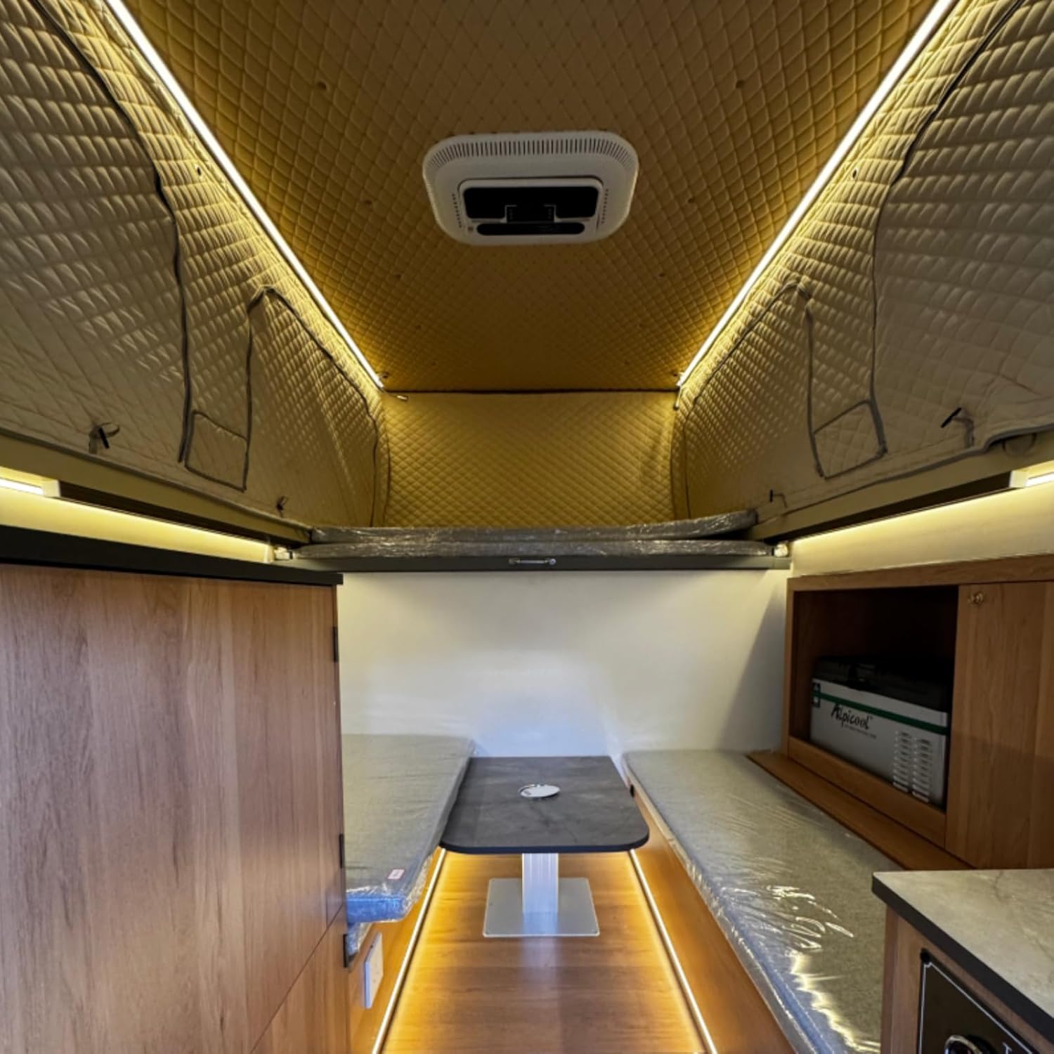 Aluminum Pop Up Pickup Truck Camper Topper, Lightweight Truck Bed Camper with Insulated Cabin and Custom Interior for Overlanding, Camping, Road Trips and Outdoor Adventure