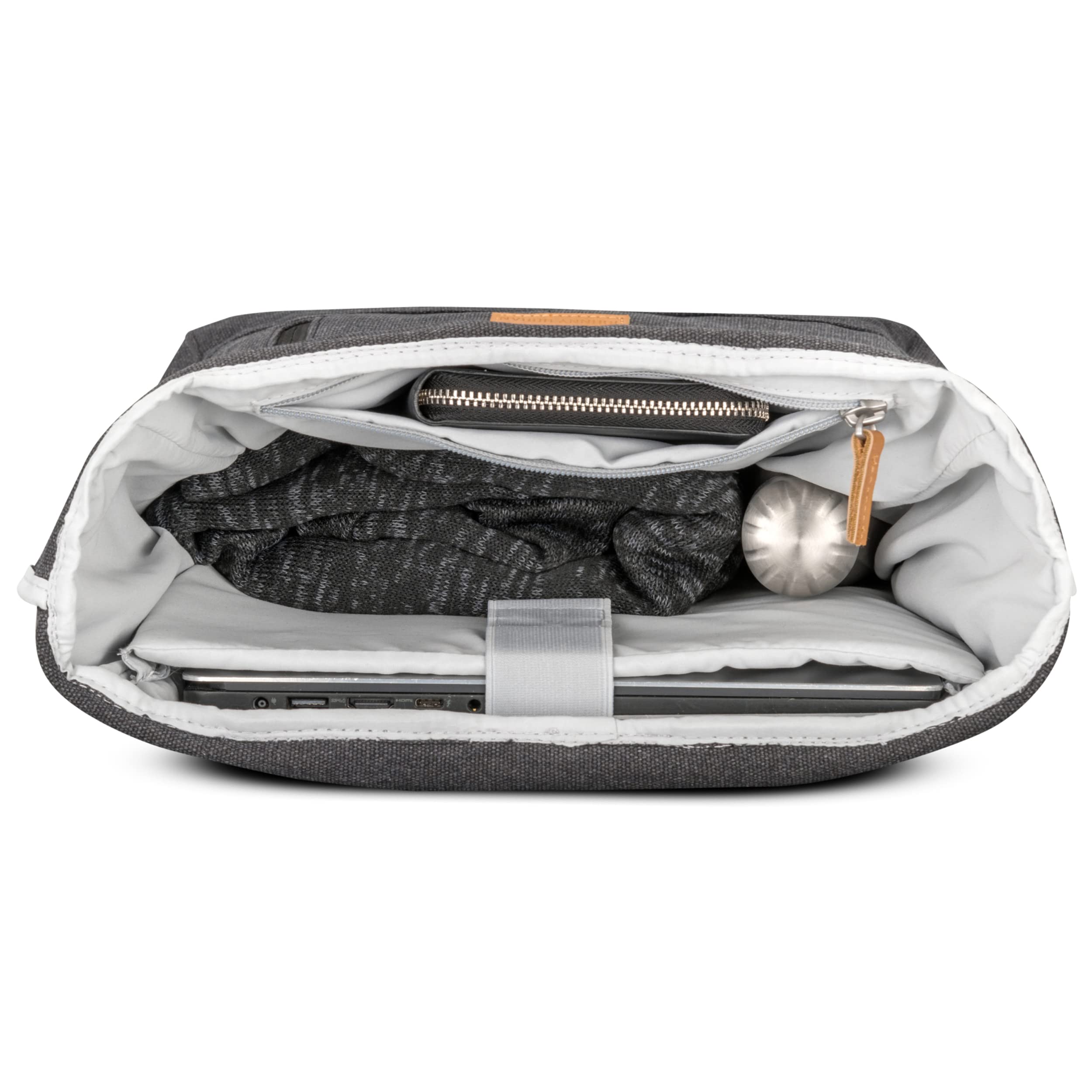 Johnny Urban Zaino Porta PC Donna e Uomo - Adam Medium - Rolltop per Lavoro Viaggio Università - Scomparto per Laptop 15.6 Pollici - Idrorepellente