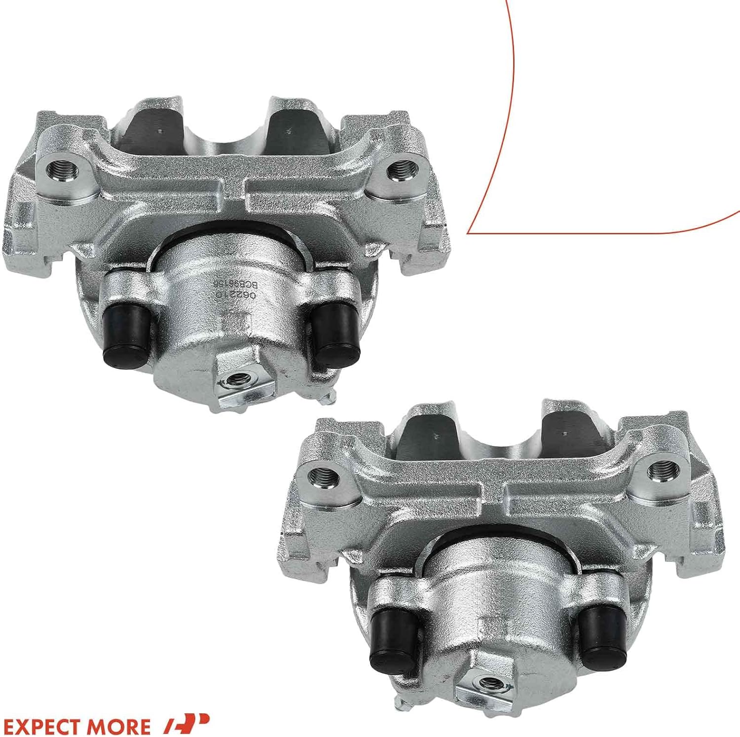 A-Premium Disc Brake Caliper Assembly with Bracket Compatible with Select Audi and Volkswagen Models - Q3/Q3 Quattro 2015-2018, Passat, For Tiguan, For Tiguan Limited - Front Driver and Passenger Side