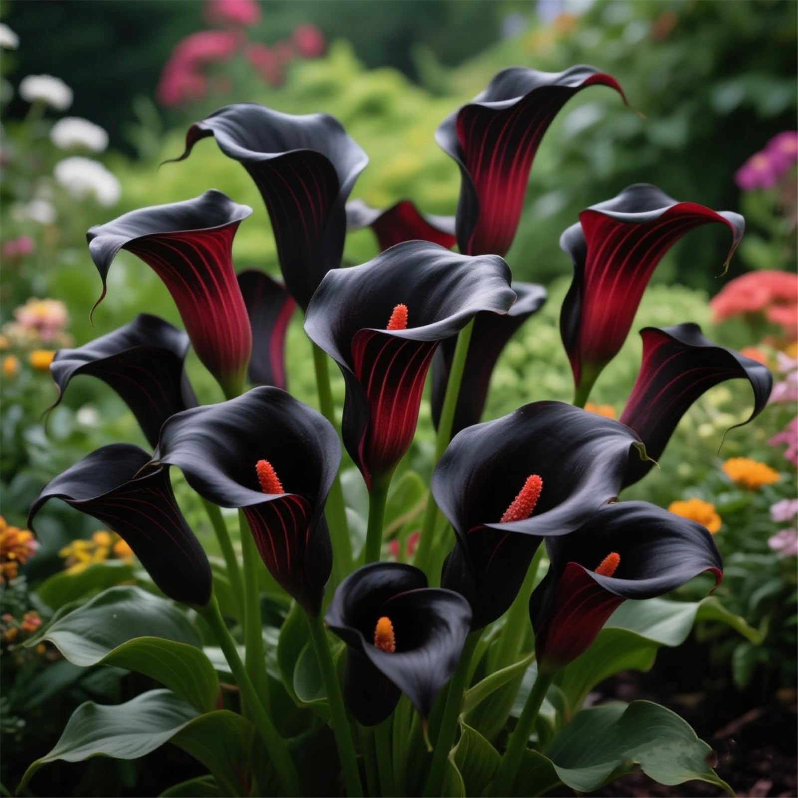 Perennial/Calla Lily Bulbs for Planting Now UK,Quality Display,Available in a Variety of Colors,Ready to Plant-4bulbs-I