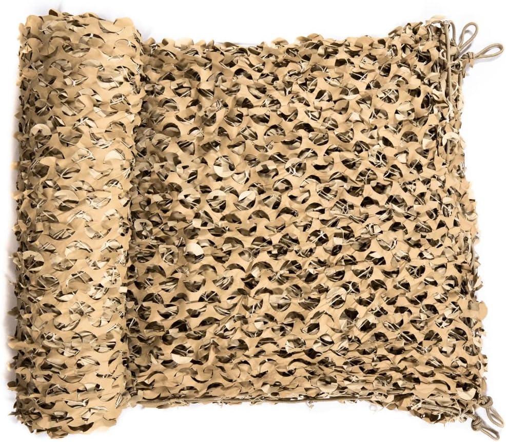 Reinforced Camouflage Netting | 3D Camo Nets, Waterproof & UV Protection, Silent Rip-Stop Fabric