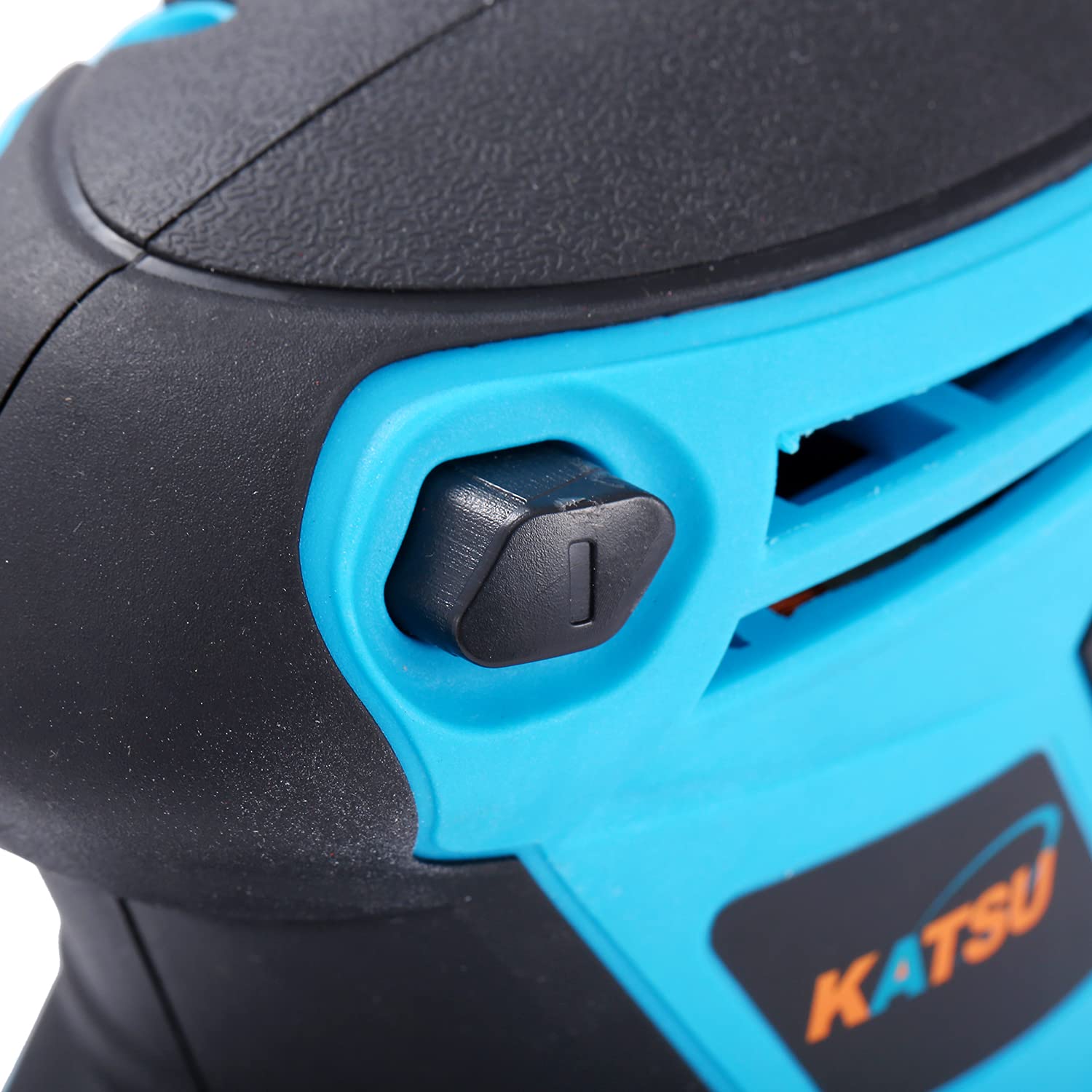 Ponceuse Vibrante 200W KATSU 15500RPM Ponceuse de Détail électrique avec Système de Dépoussiérage et 20 Pièces Papiers Abrasif, pour Le Ponçage, Le Polissage 100174