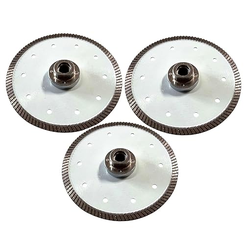 Miniatura 4 de Hojas de sierra de malla turbo de alto rendimiento de 10 pulgadas para porcelana, baldosas de cerámica, mármol, granito y otras piedras de