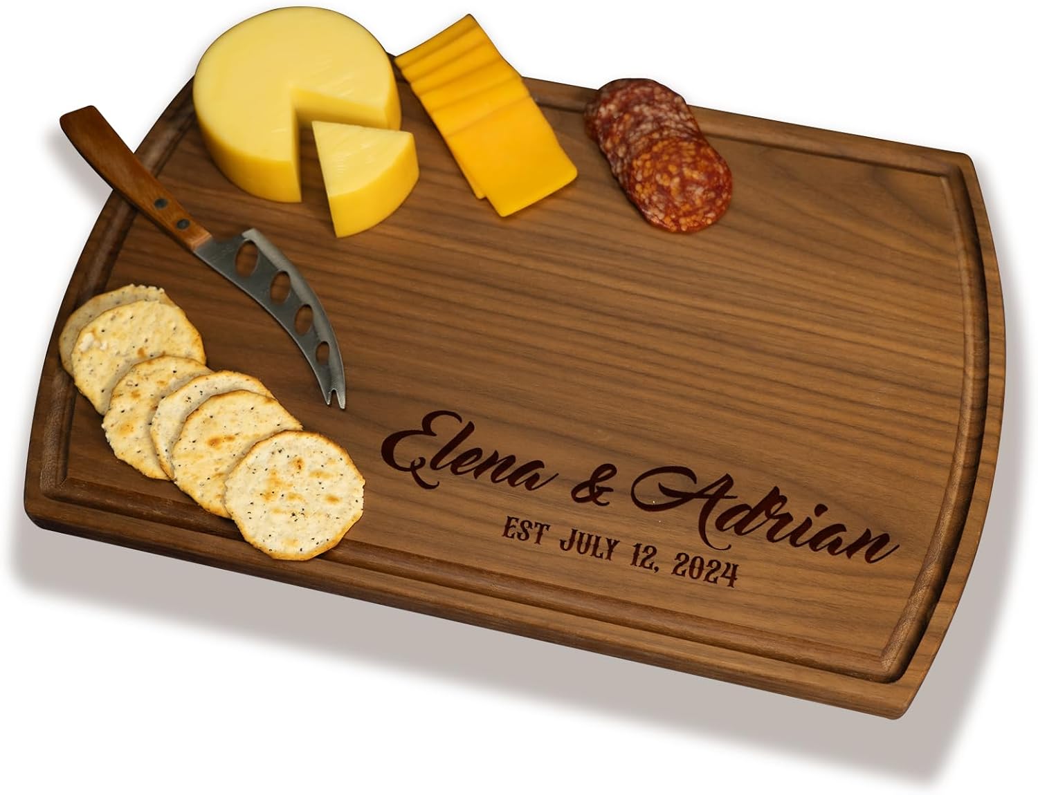 Tayfus Personalized Cutting Board, Customized Gifts of Charcuterie Boards - Engraved Wood Cutting Boards, Handmade Personalized Gifts, Christmas - Wedding Gifts, Couple Gifts & Housewarming Gift Ideas