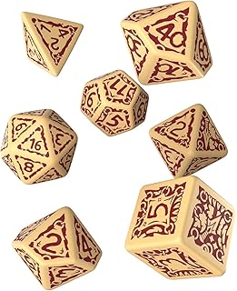 Q WORKSHOP Pathfinder Ironfang Invasion Rpg Ornamented Dice Set 7 Polyhedral Pieces