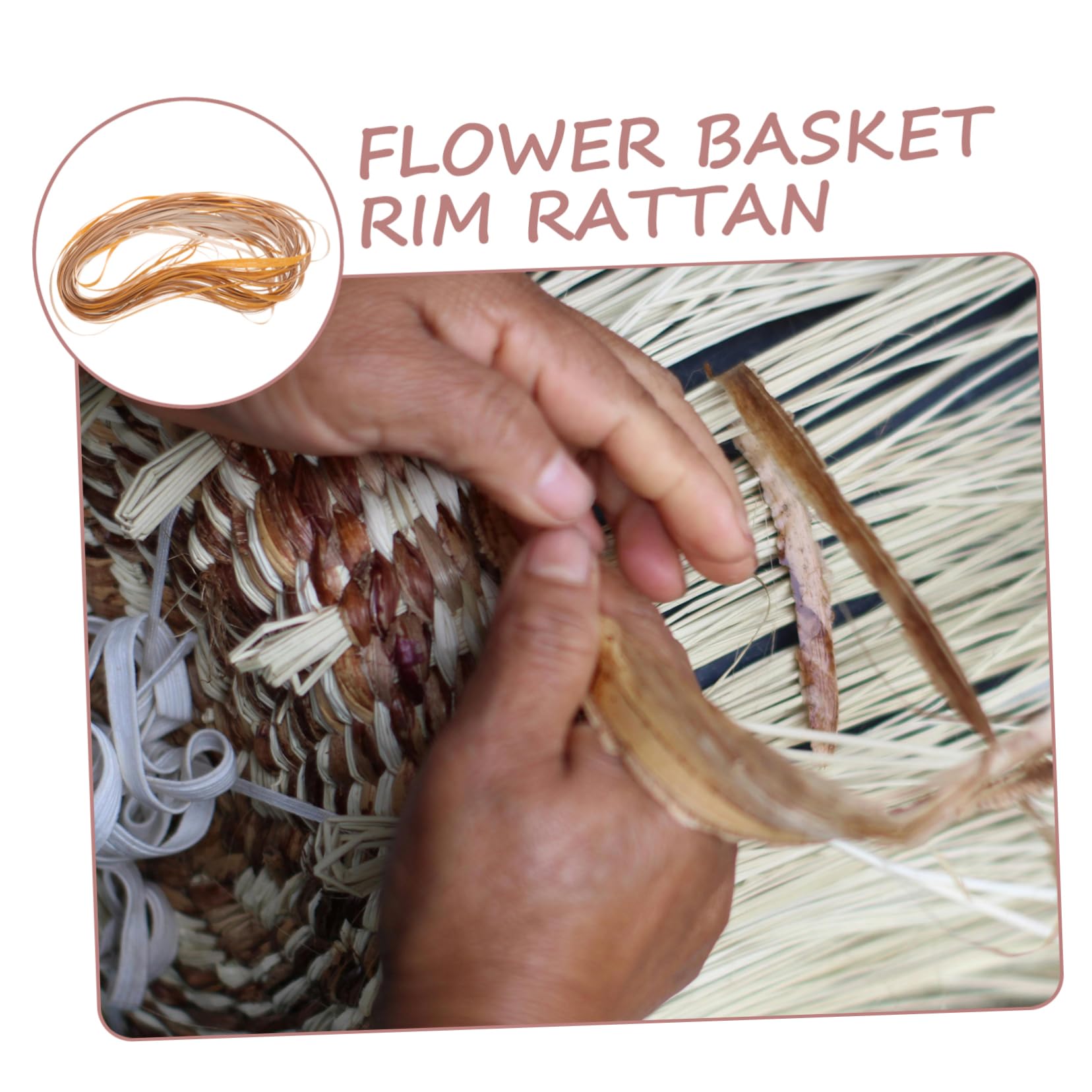 1rotolo Striscia per Intrecciare Rattan Imitazione Materiale per Fai da Te e Decorazioni Striscia Resistente e Decorativa per Mobili e Artigianato Perfetta per Lavori Manuali e