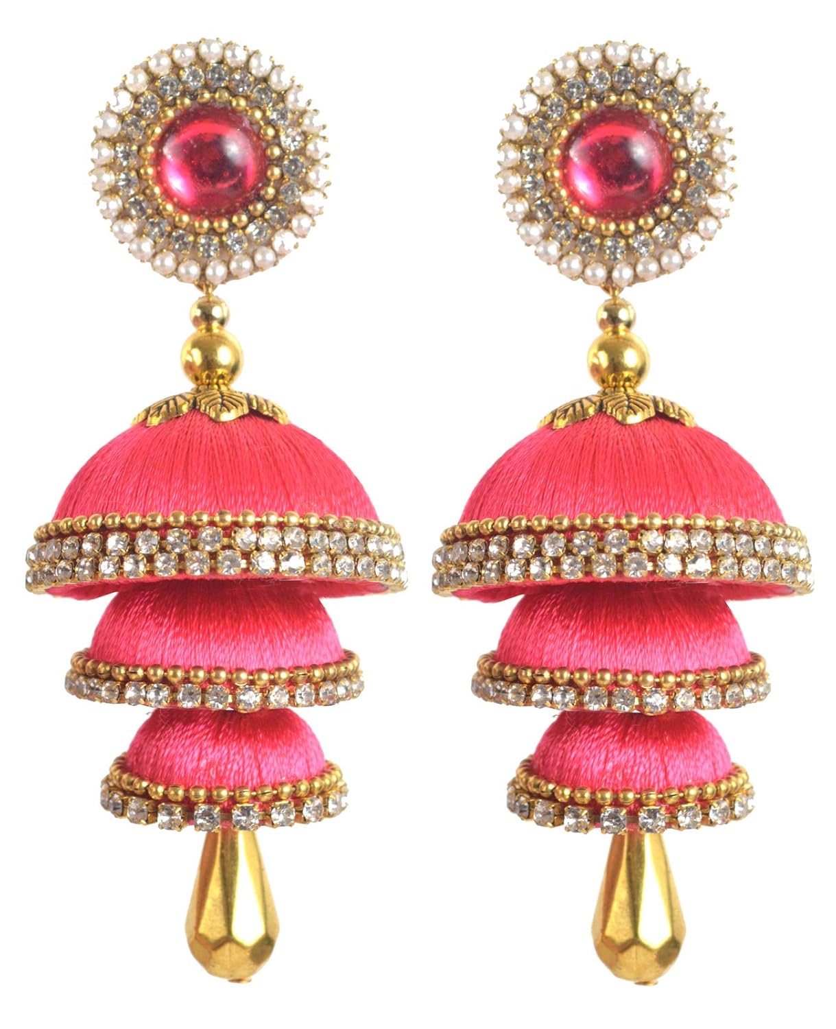 three layer jhumki