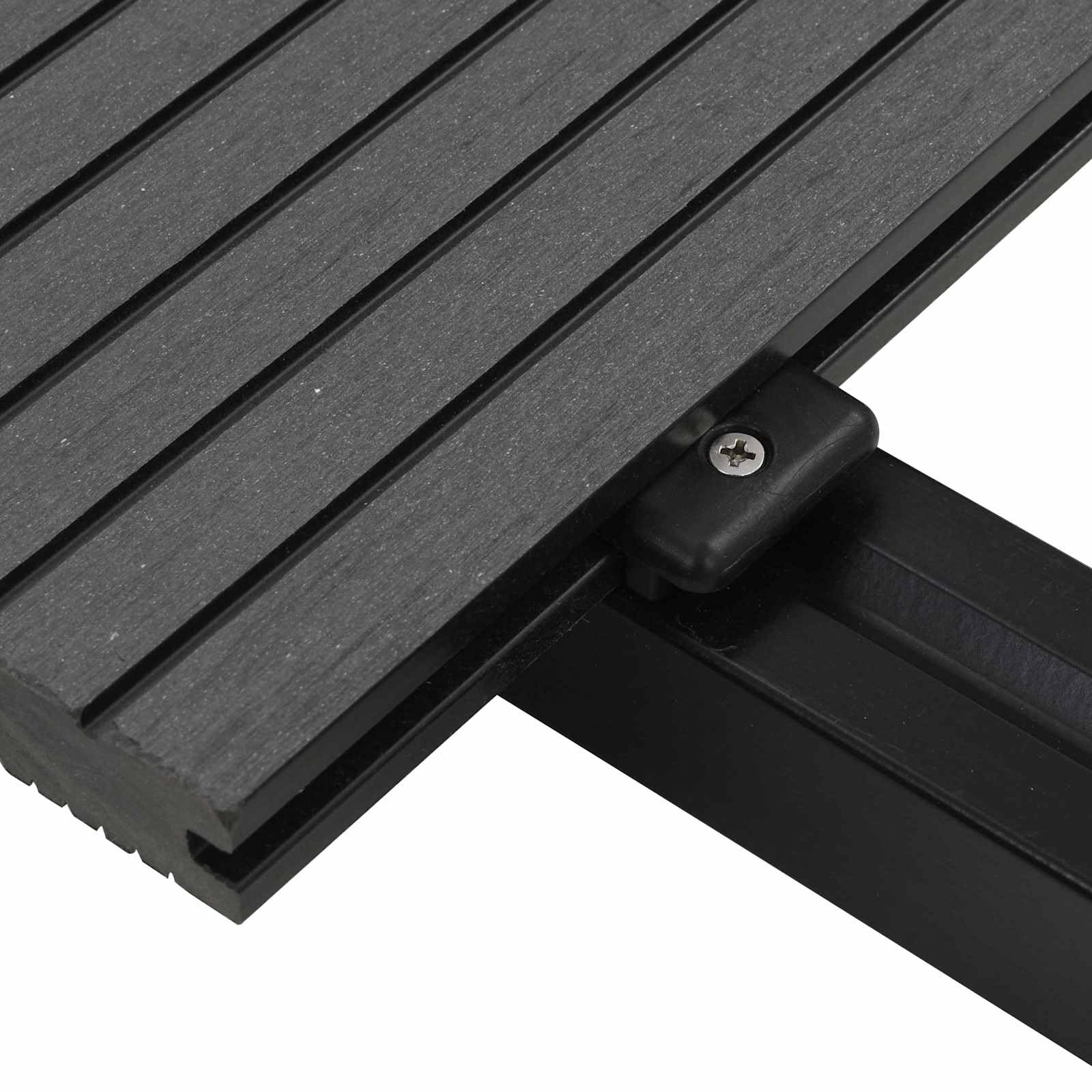 vidaXL Terrassendiele 6 Stk. Grau WPC