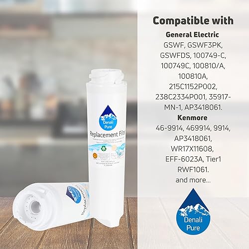 Miniatura 9 de 3-Pack repuesto de general electric pfsf2mjxabb Filtro de agua para neveracompatible general electric GSWF nevera cartucho de filtro de agua