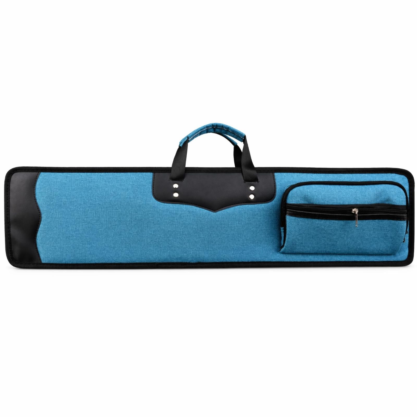 Borsa con Tasca con Cerniera Rigida Custodia Sottile Astuccio per, Studenti di Musica, Array, Blu Opaco