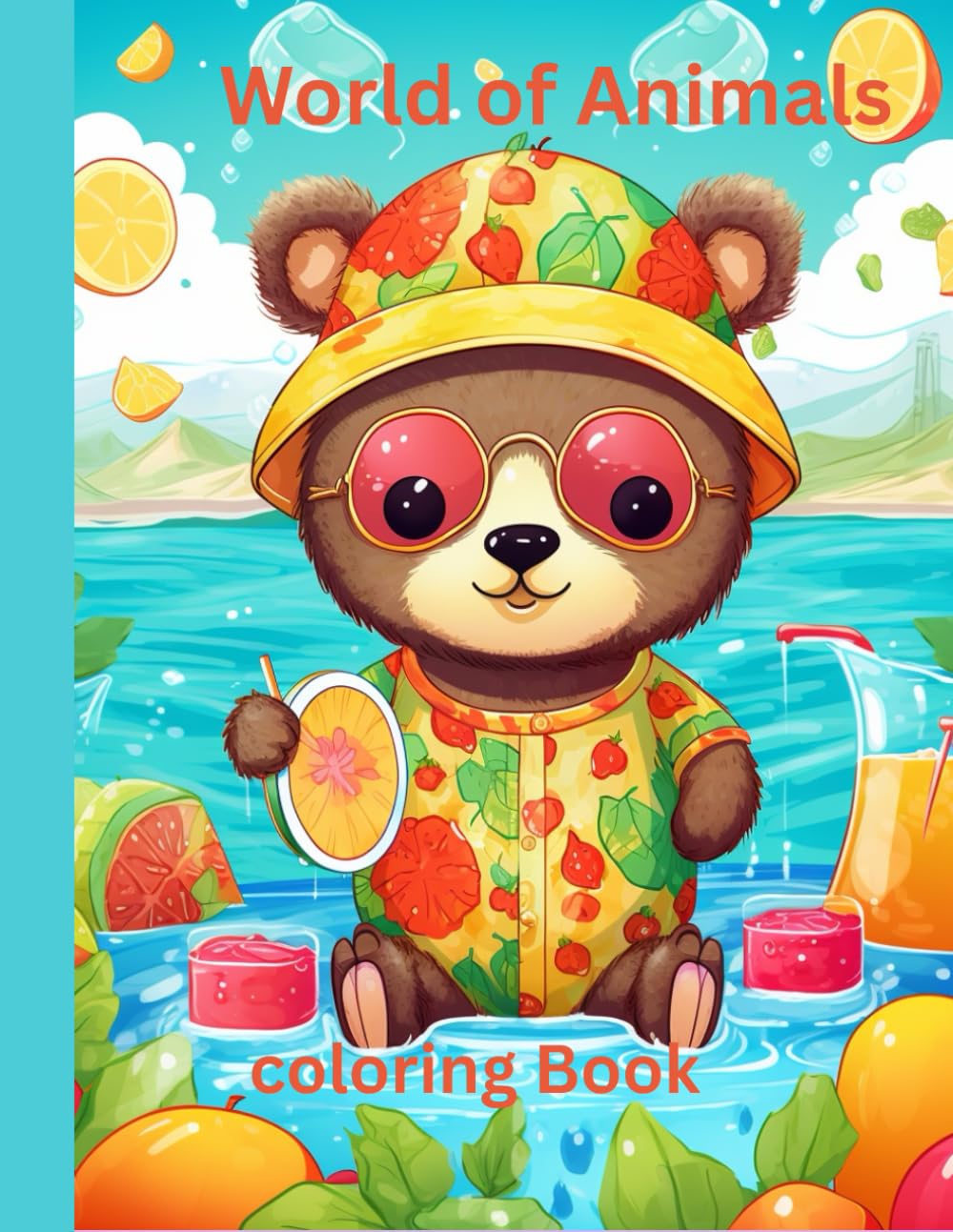 World of Animals Coloring Book for Kids: A Cute and Easy Coloring Book Featuring Wild, Farm, and Sea Animals for Kids