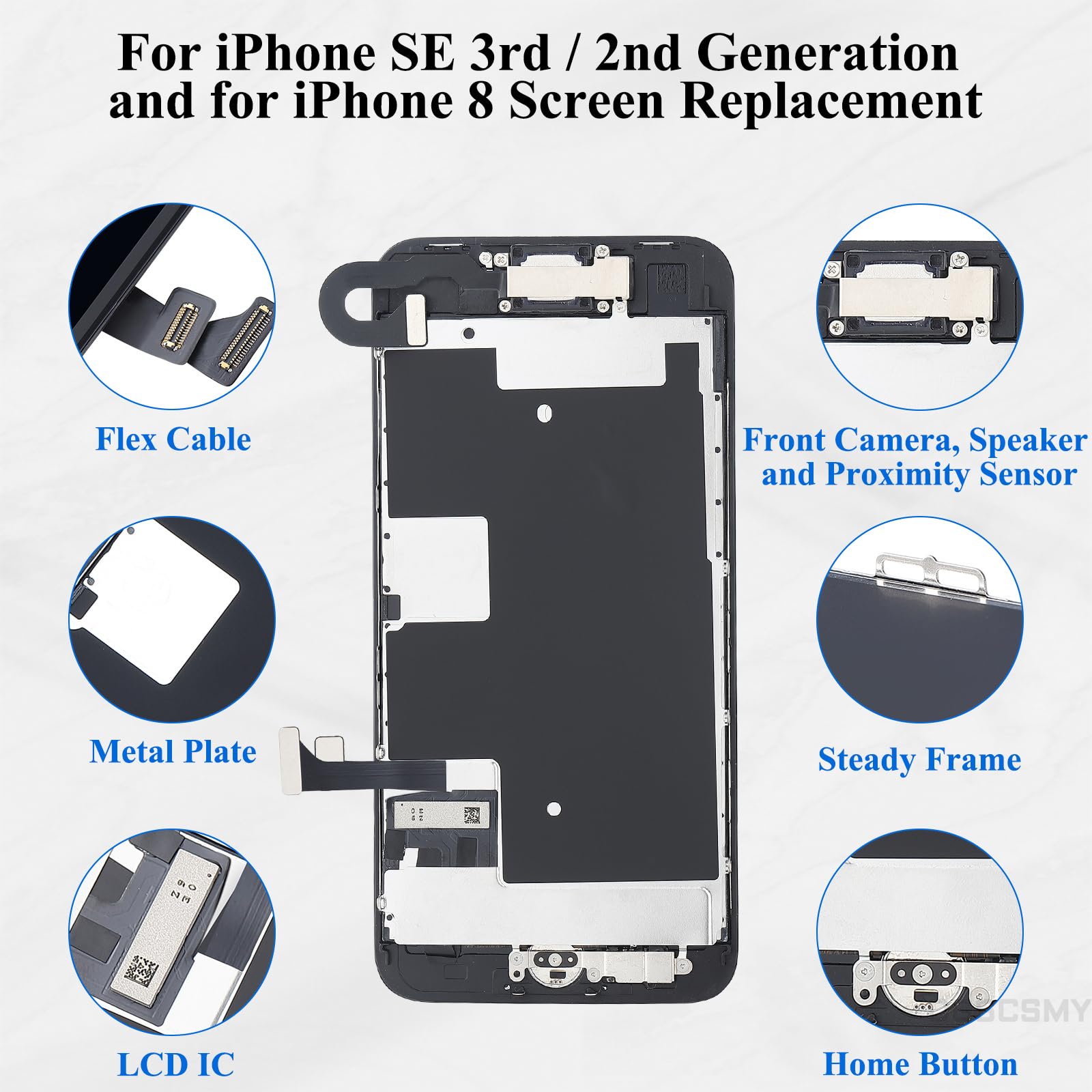 Amazon.com: DGSCSMY for iPhone SE 3rd / 2nd Generation and for