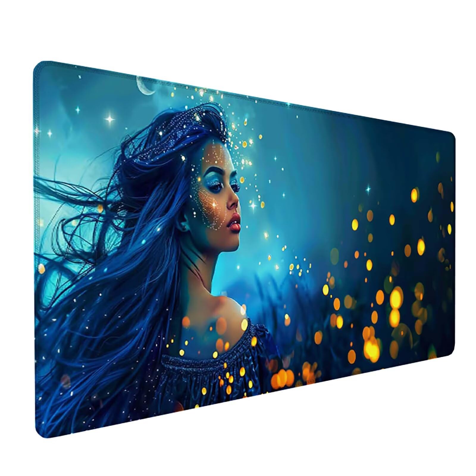 Podkładka pod mysz XXL 1600x800x3mm, fioletowa podkładka pod mysz do gier z antypoślizgową gumową powierzchnią, poprawia precyzję i szybkość, komputer dla gracza i akcesoria biurowe, prezent dla