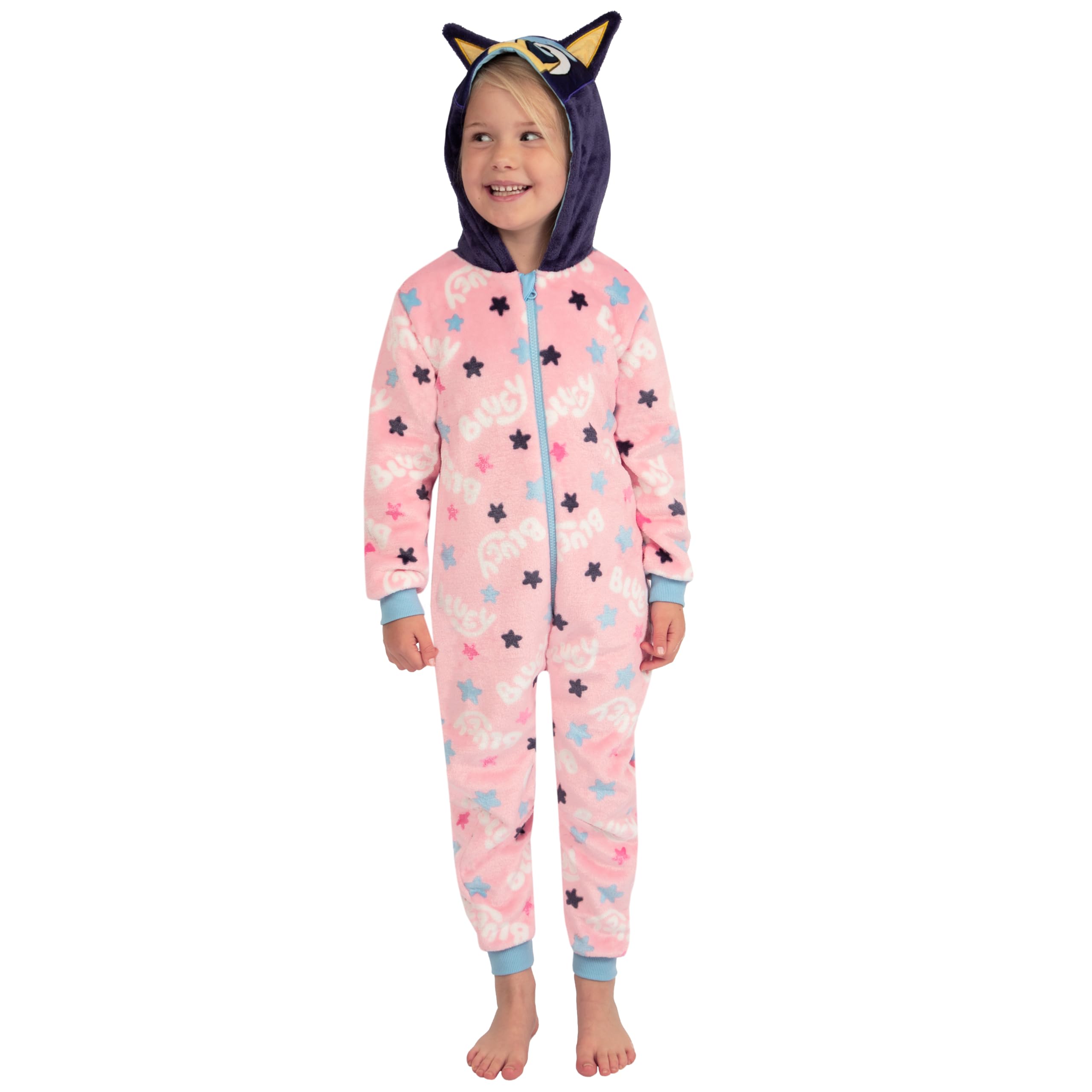BlueY Onesie | Rosa Onesie Madchen | Jumpsuit Kinder | Schlafoverall Madchen