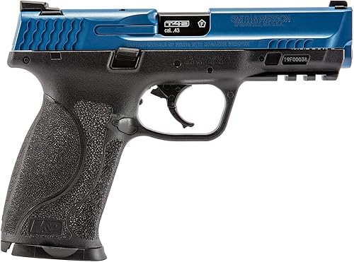 Miniatura 4 de T4E Smith  Wesson MP M20 43 Caliber Pistola de entrenamiento marcador de paintball Negro, azul, (LE Blue)