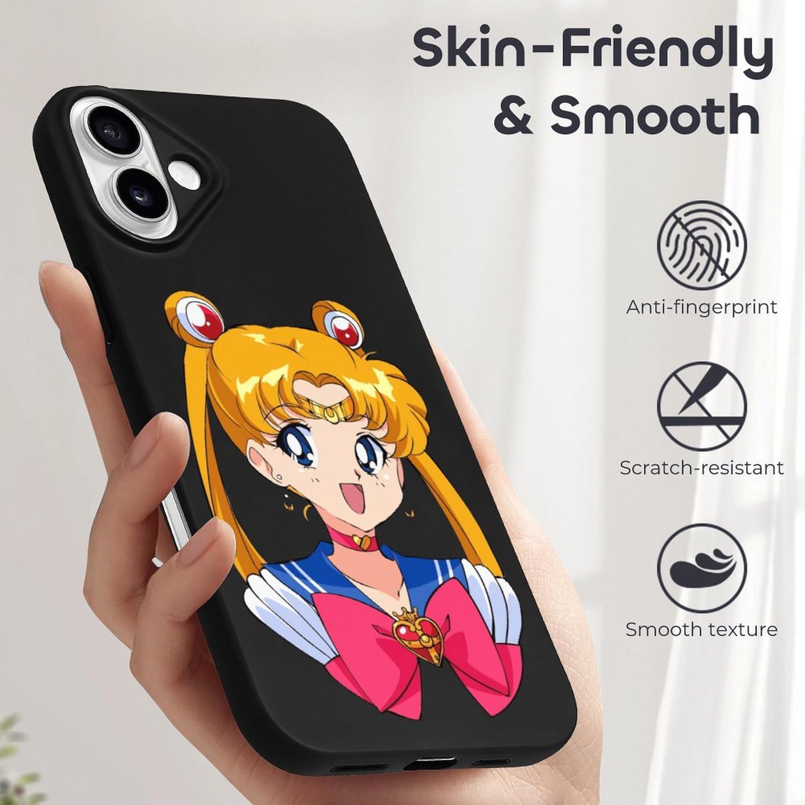 Amazon.co.jp: iPhone 16 Plus ケース 美少女戦士セーラームーン