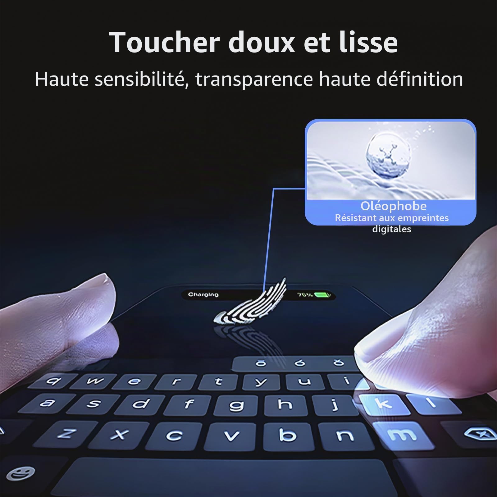 Tentoki Verre Trempé pour iPhone 16e, iPhone 13/13 Pro/iPhone 14 (6,1 Pouces), vitre Protection ecran [lot de 2] -Sans Bulles, Couverture Complète, Anti Rayures, Dureté 9H