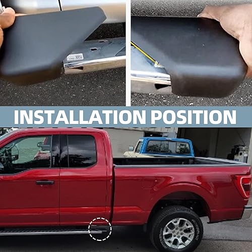 Miniatura 7 de Tapa de Estribo de Paso Lado del Pasajero Compatible con Ford Expedition F-150 F-250 F-350 Super Duty Lincoln Town Car 3.0L 3.3L 3.5L V6 4.6L V8